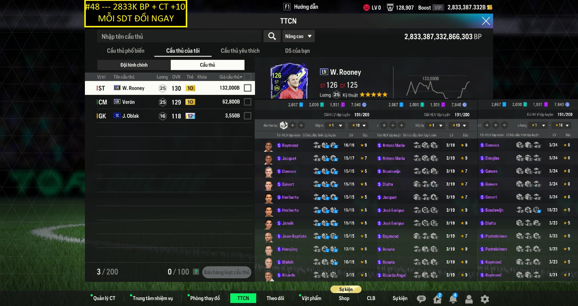 Acc ACCBP #SDT đổi 