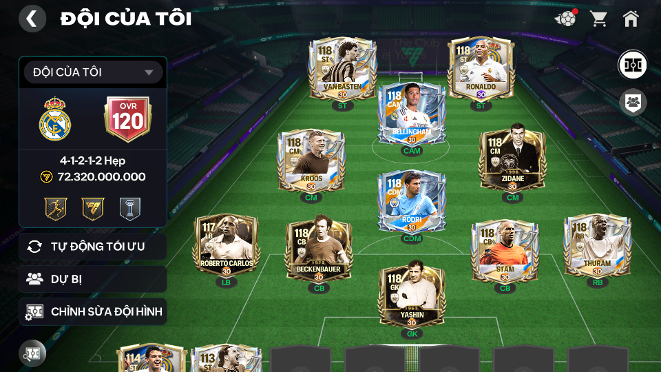 Acc ACC6 #Rô Béo OVR 120 