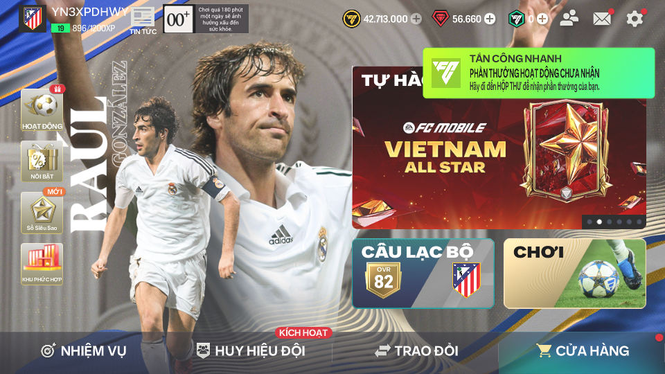 Acc ACC5 #HIERRO 114 + 56K ĐÁ QUÝ 